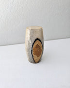 Mid Century Natural Stone Vase/Candle Holder