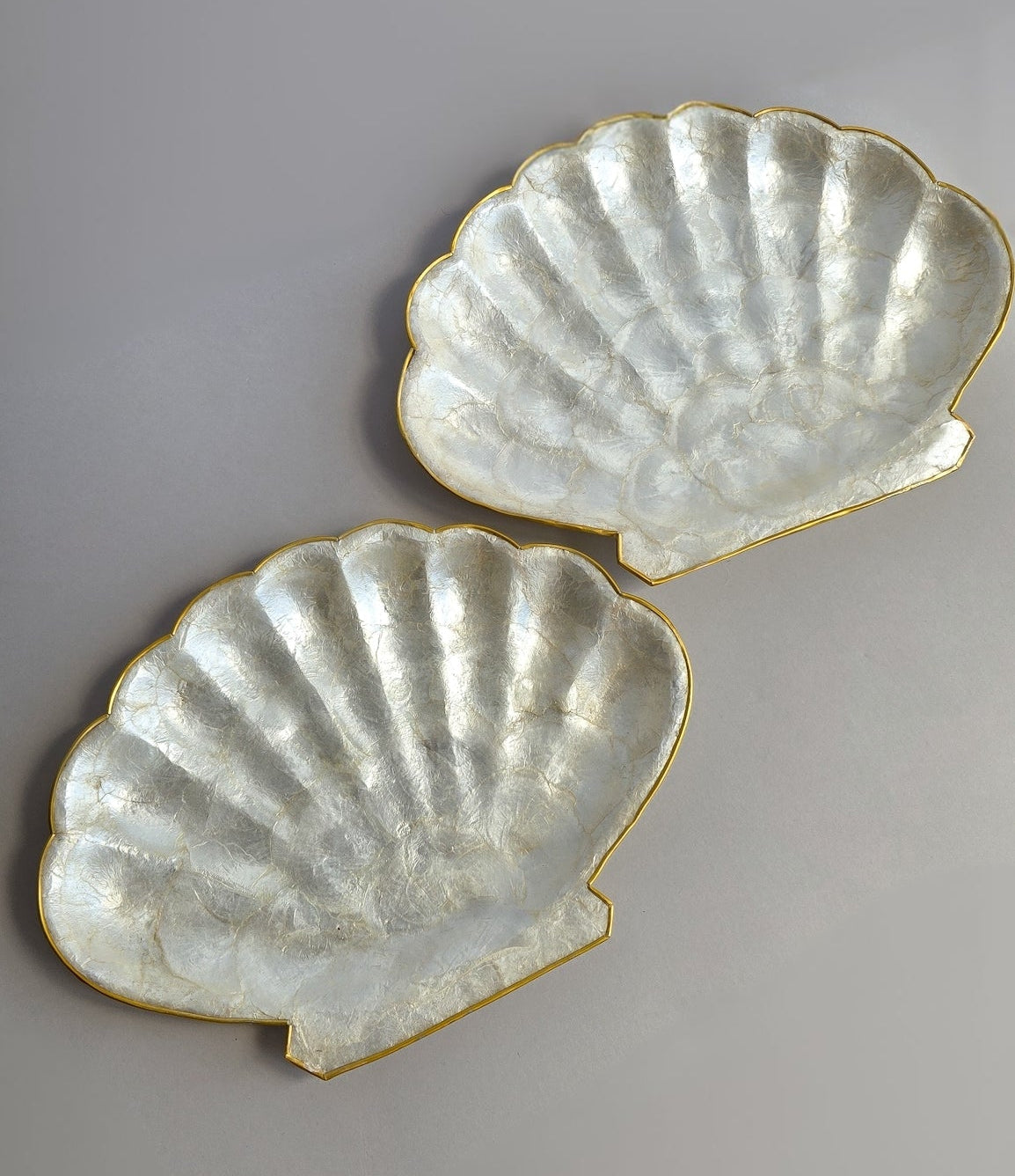 Vintage Capiz Shell Dishes