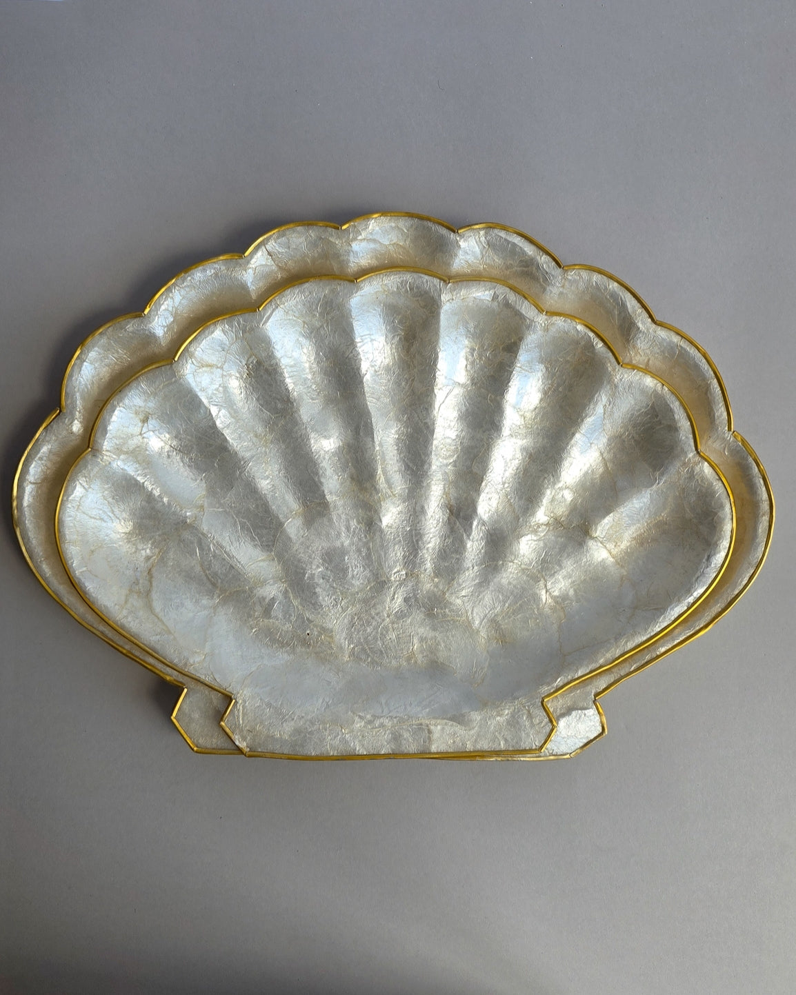 Vintage Capiz Shell Dishes
