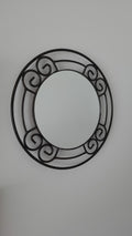 Vintage scroll mirror