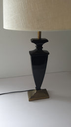 Tall Art Nouveau style table lamp
