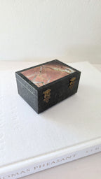 Antique Russian Jasper with pink quartz inlay