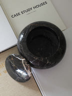 Vintage Marble Bowl with Lid