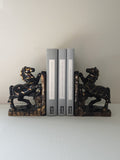 MCM ceramic horse bookends