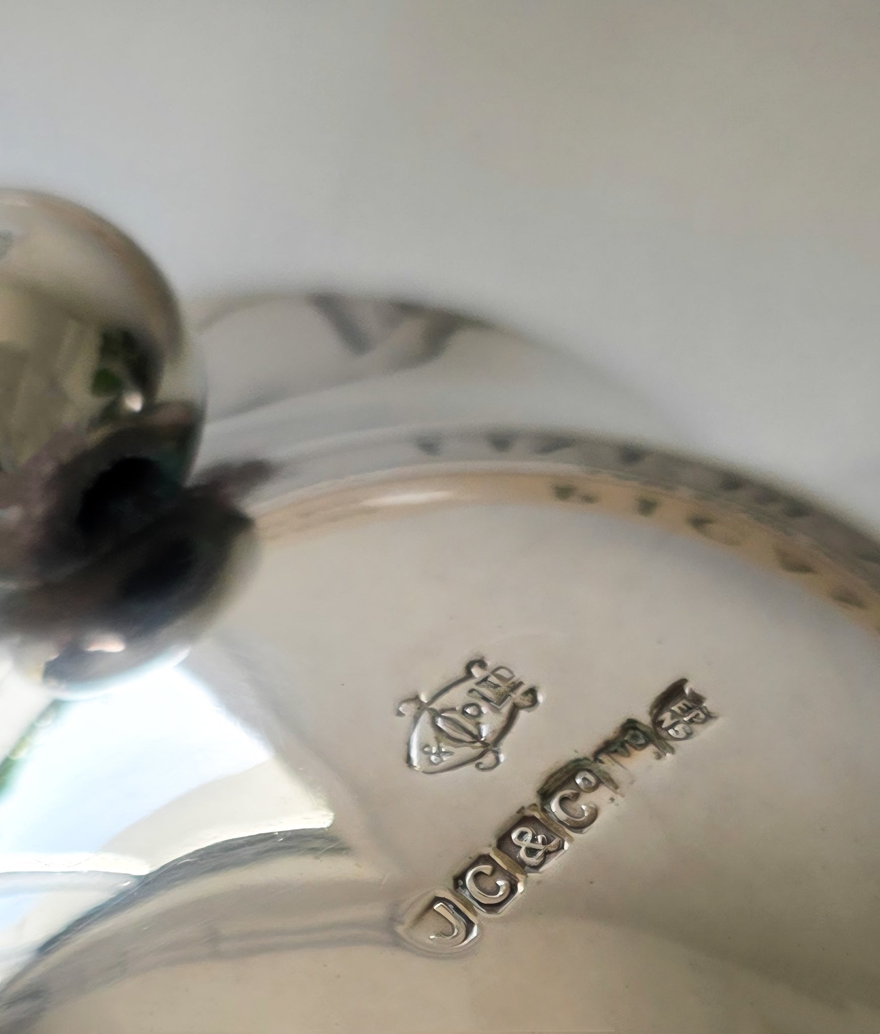 Art Deco Silver Plated Vide Poche