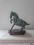 Vintage Bronze Horse Sculpture