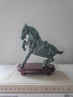 Vintage Bronze Horse Sculpture