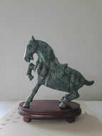 Vintage Bronze Horse Sculpture