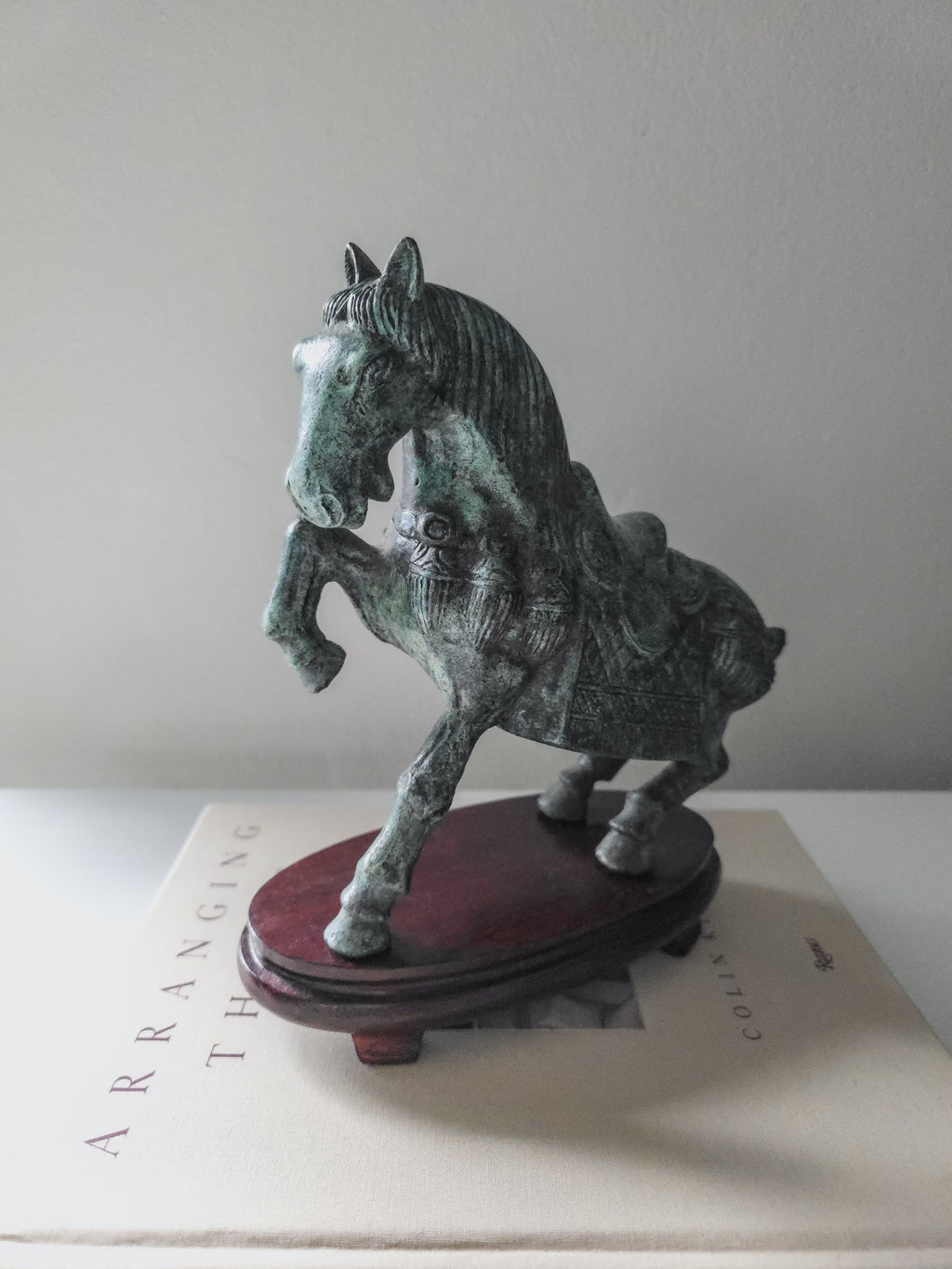 Vintage Bronze Horse Sculpture