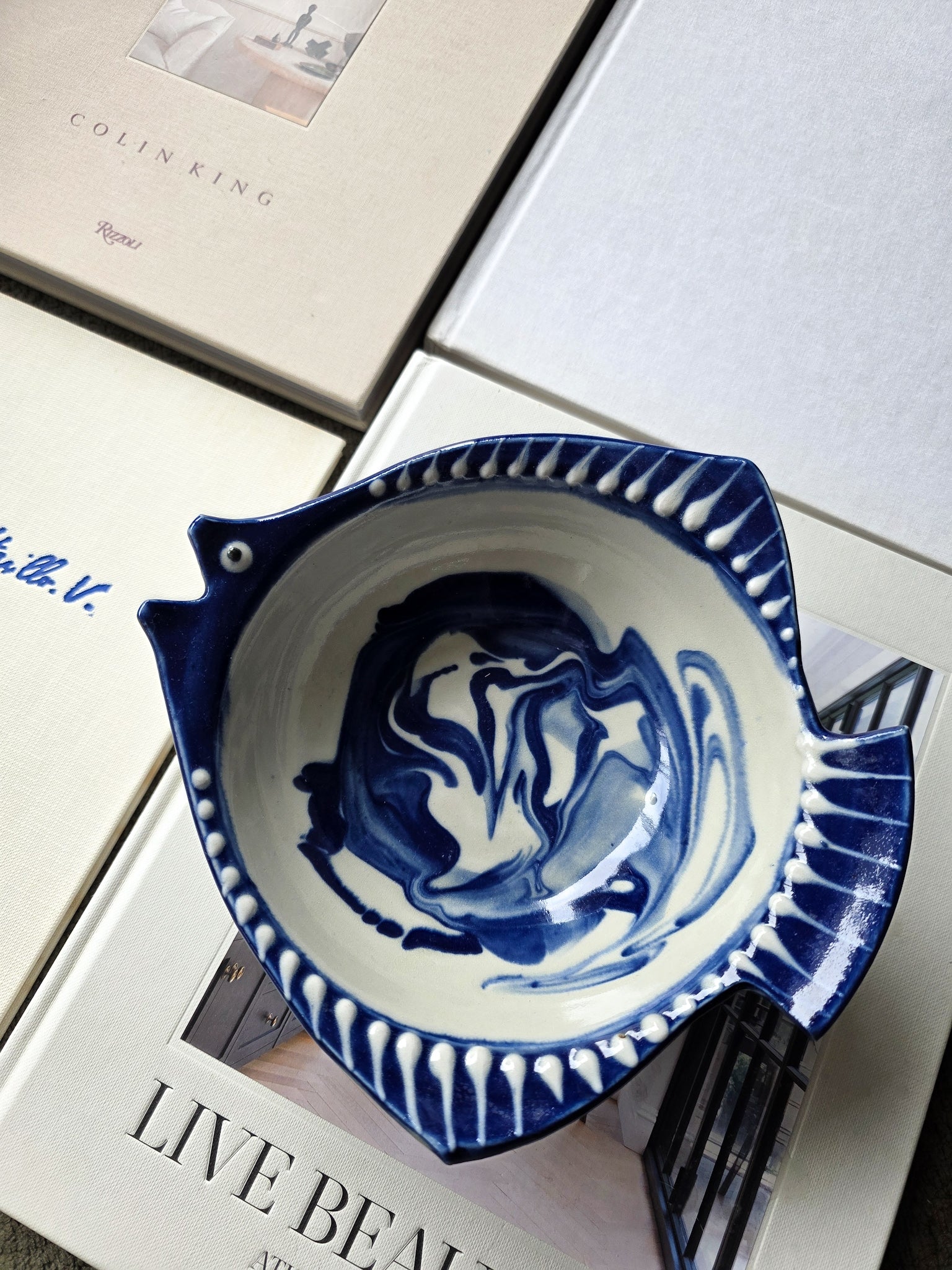 90s Handmade Fish Vide Poche by Stephanie Culling