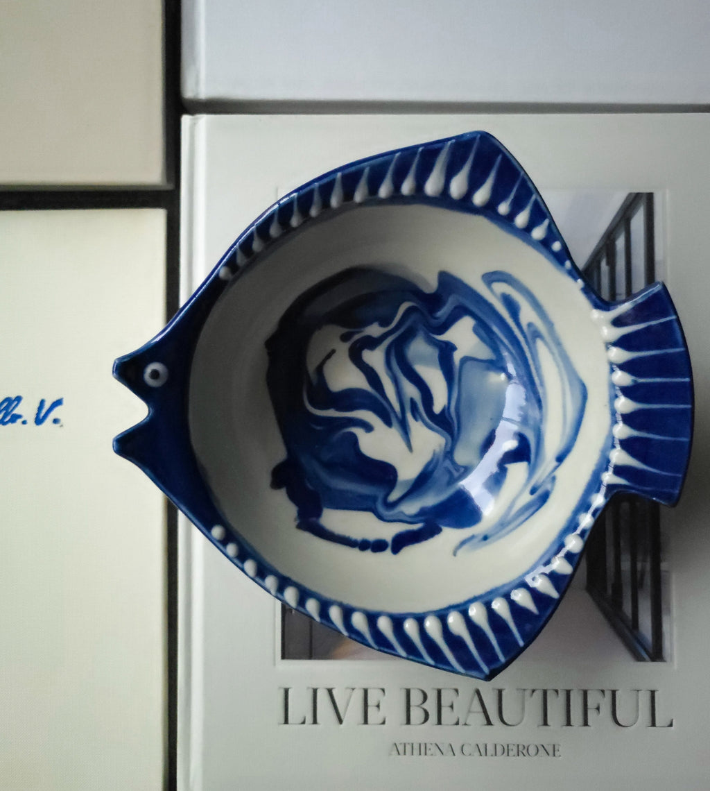 90s Handmade Fish Vide Poche by Stephanie Culling