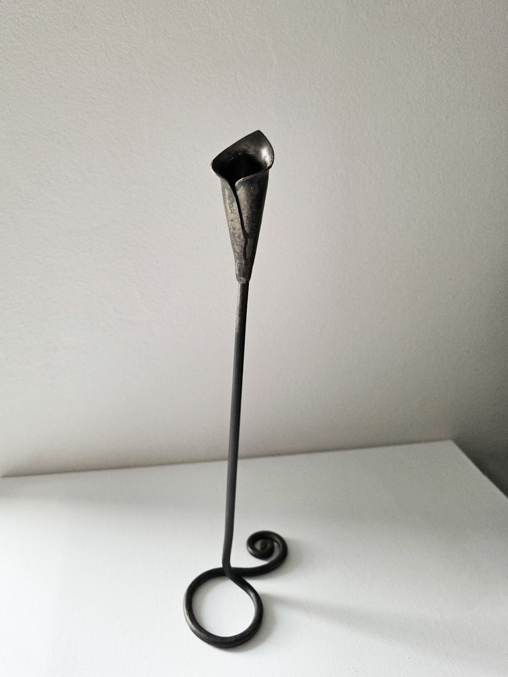 Handforged Lily Candle Holder