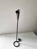 Handforged Lily Candle Holder