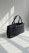 Vintage Italian Woven Leather Bag