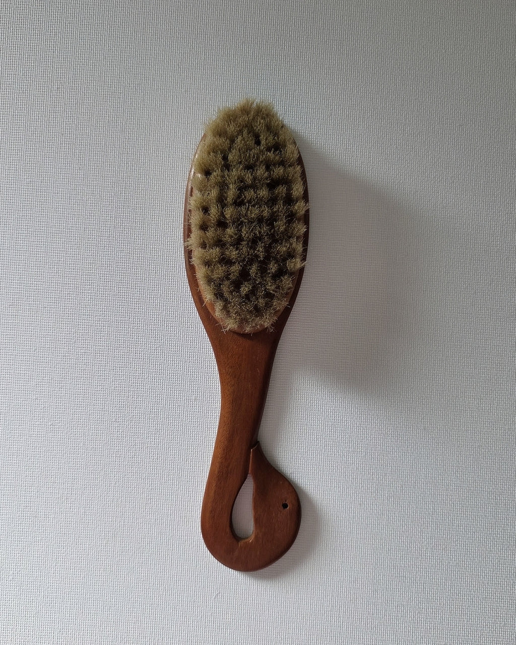 Vintage Handcarved Wooden Swan Brush
