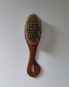 Vintage Handcarved Wooden Swan Brush