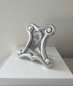 Vintage Aluminum Scroll Frame