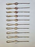 Vintage silver plated lobster forks