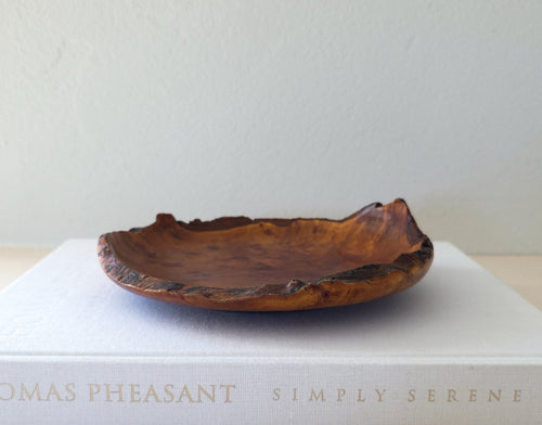 Antique Myrtlewood Burl Bowl