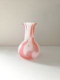 Swedish mid century glass vase by Pukeberg