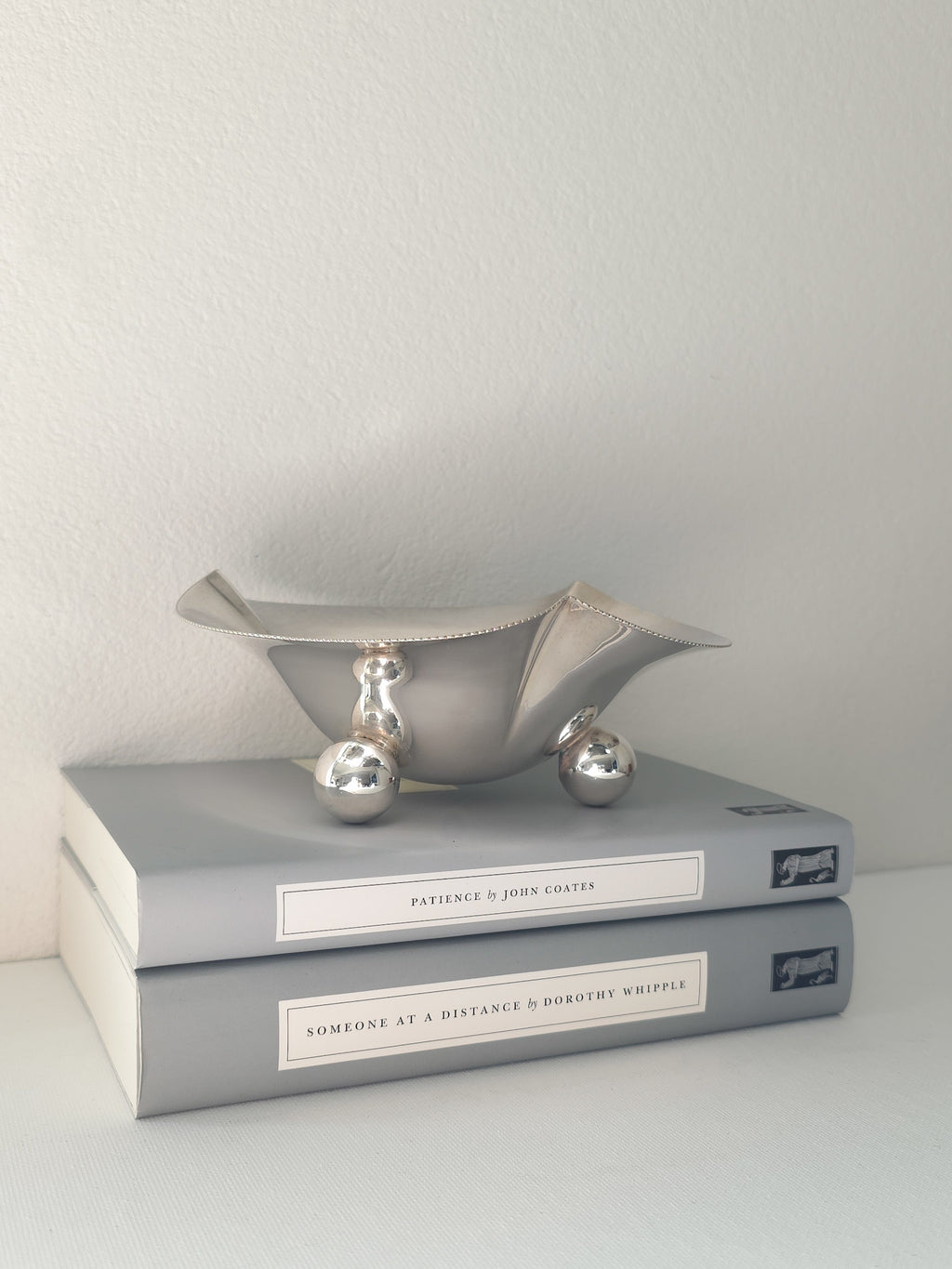 Art Deco Silver Plated Vide Poche