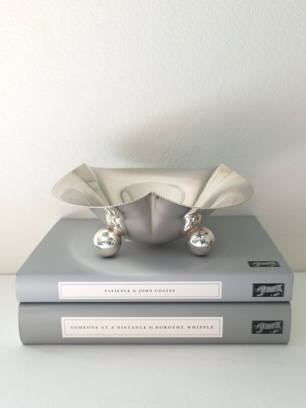 Art Deco Silver Plated Vide Poche