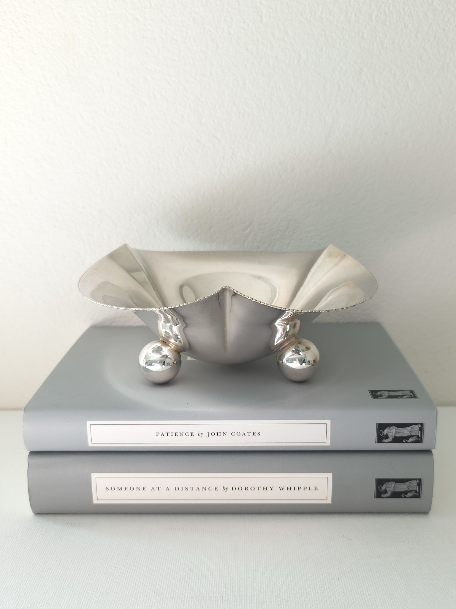 Art Deco Silver Plated Vide Poche