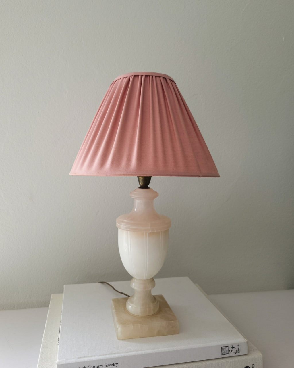 Vintage Italian Alabaster Lamp