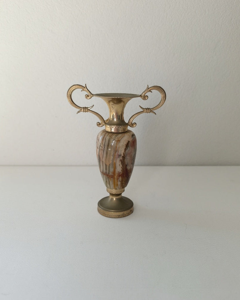 Vintage Onyx Amphora Vase