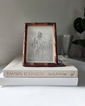 Vintage Wood Carved Bamboo Frame