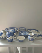Vintage Blue Willow by Churchill England 40 Piece Set