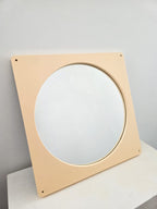 Vintage Caroma Wall Mirror - Beige