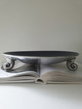 Large Carrol Boyes Bowl with Scroll Feet, Signed