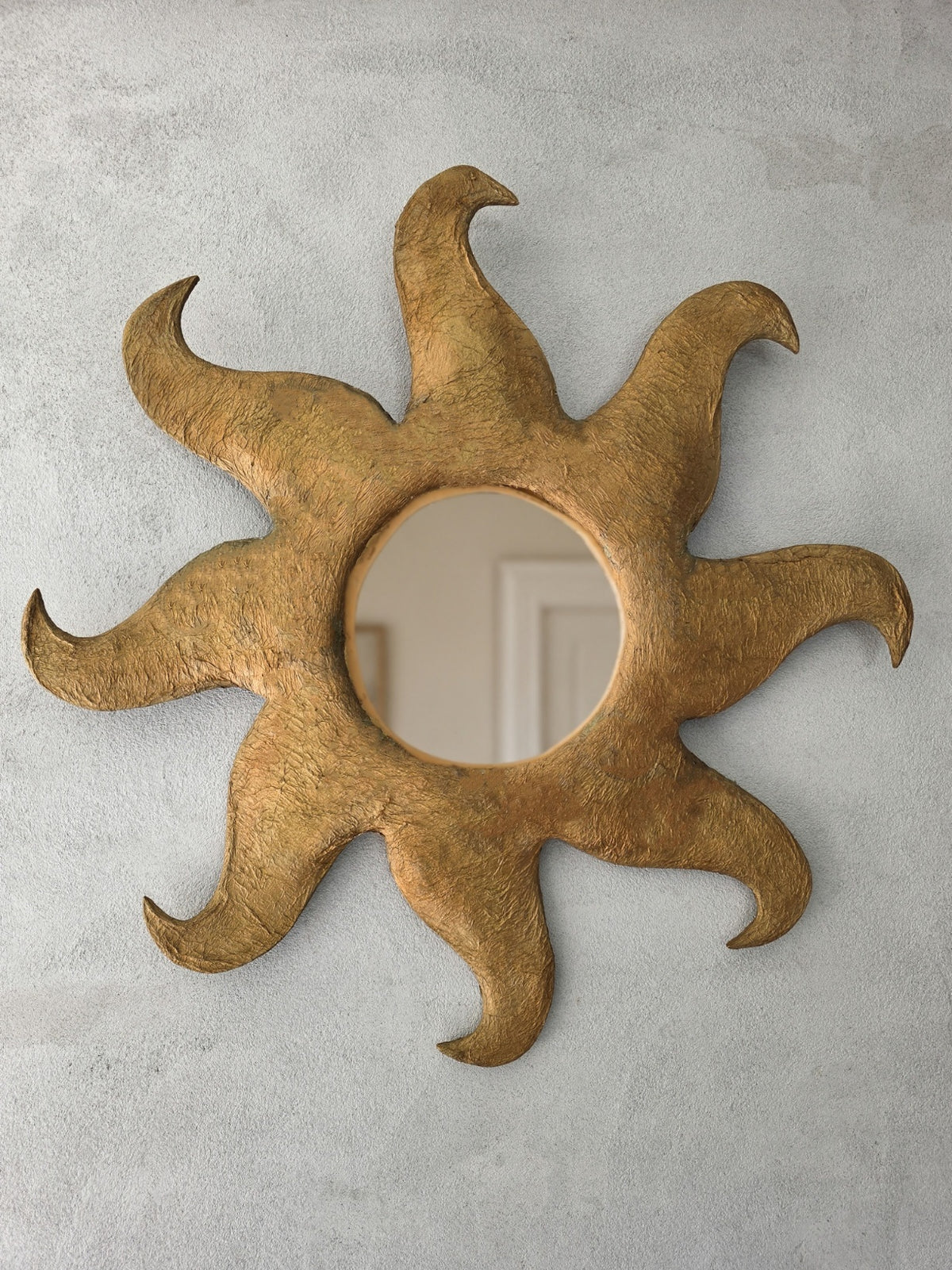 Celestial Sun Hand Crafted Mirror