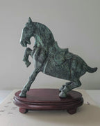 Vintage Bronze Horse Sculpture