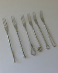 Set of 6 Vintage Cocktail Forks