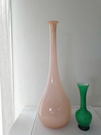 Extra Large Mid Century Pale Pink Vase