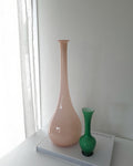 Extra Large Mid Century Pale Pink Vase