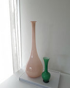 Extra Large Mid Century Pale Pink Vase