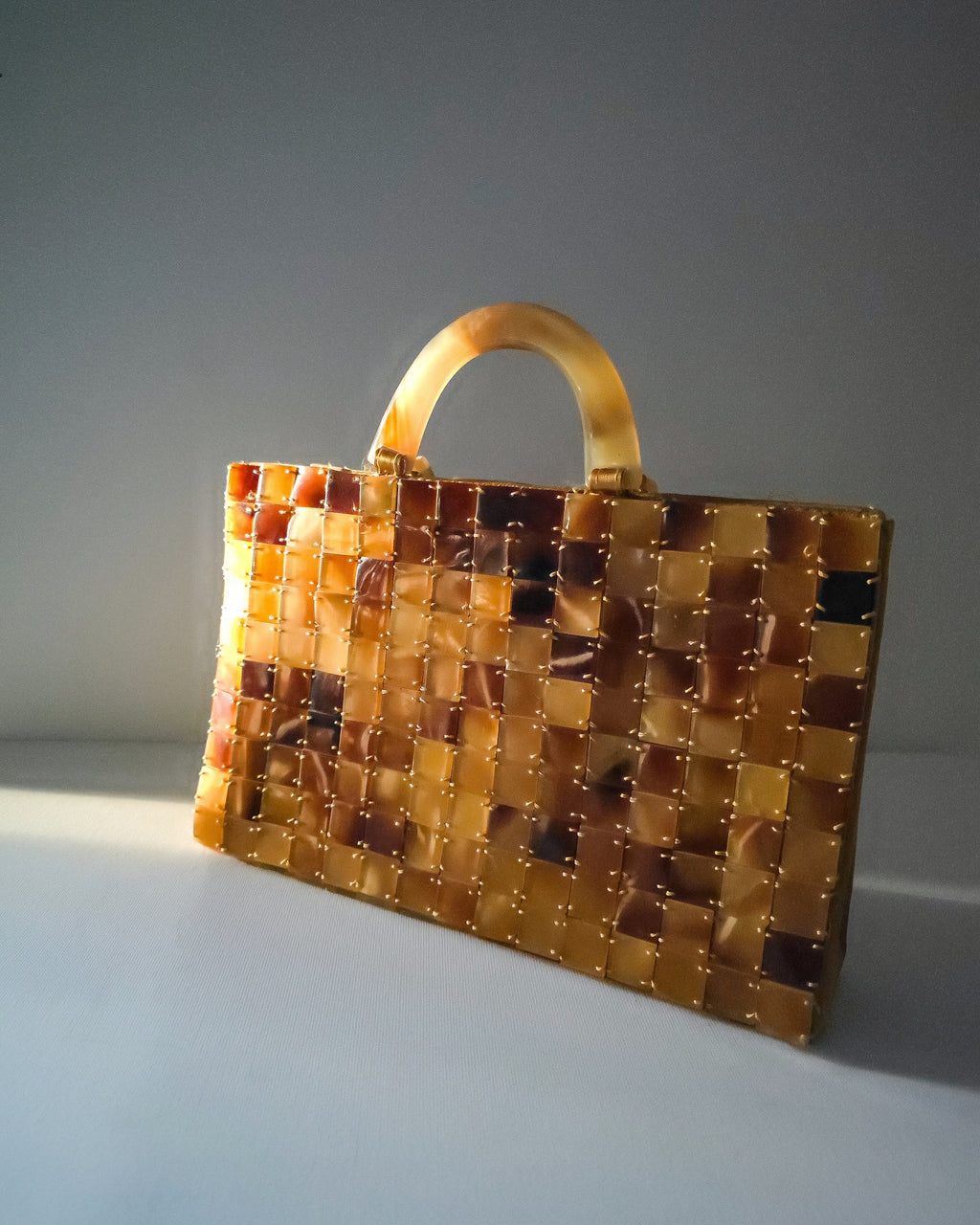 Early 2000s Faux Tortoiseshell Bag