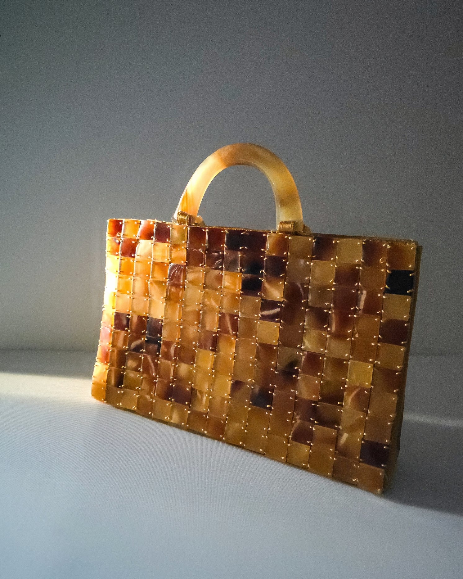 Early 2000s Faux Tortoiseshell Bag