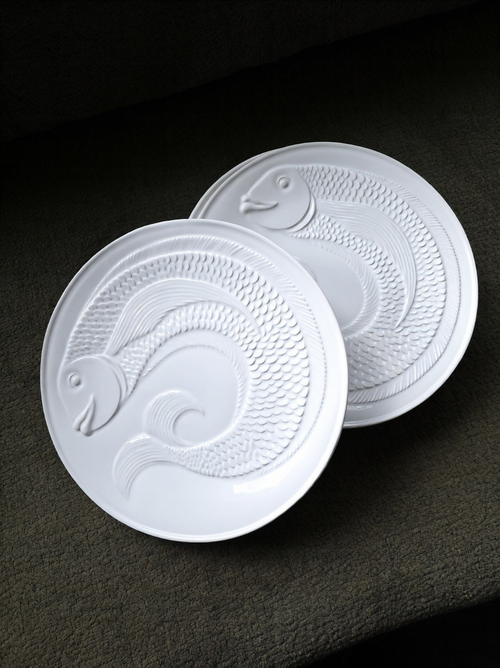 Large Ceramic Fish Plate