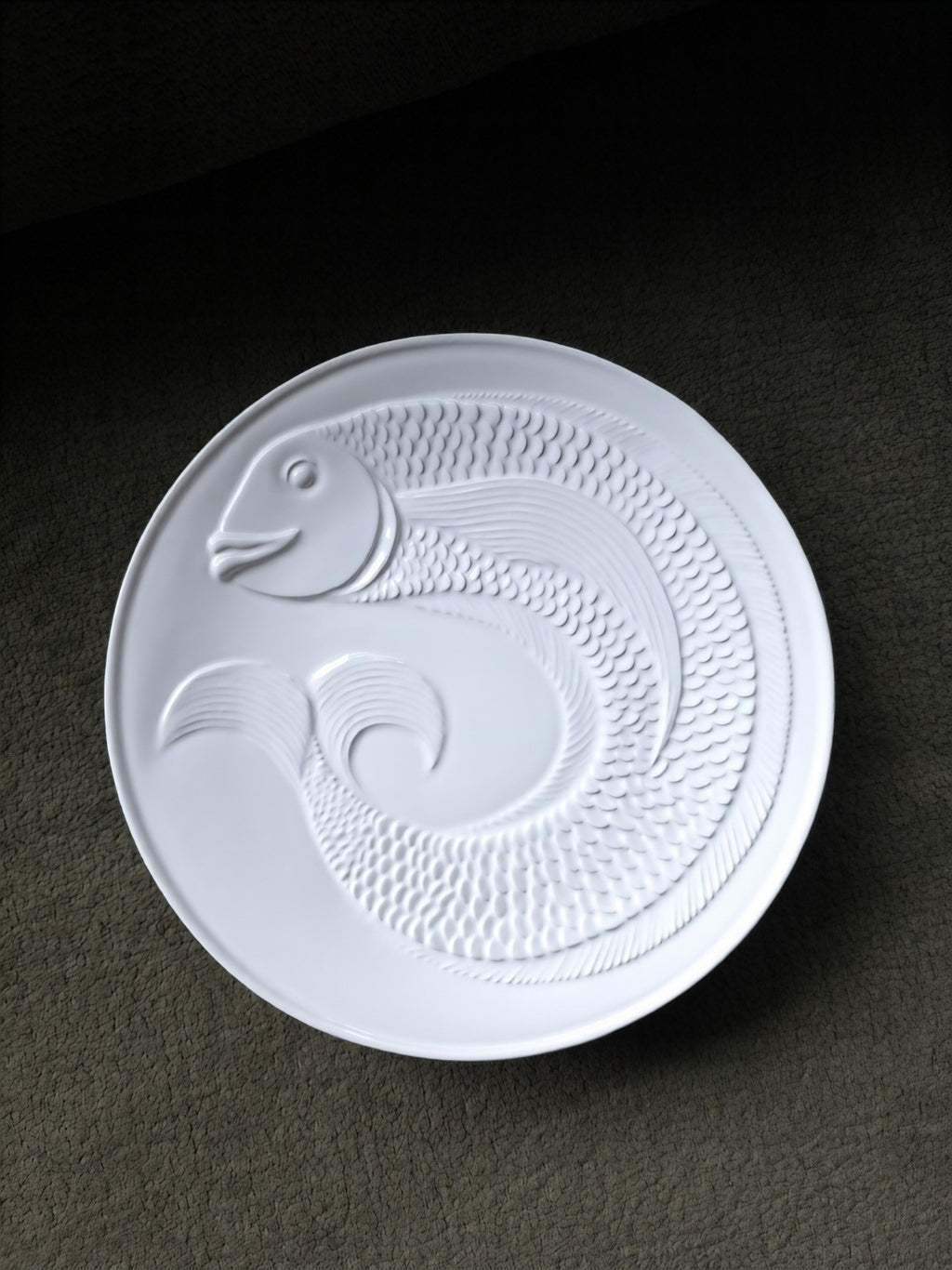 Large Ceramic Fish Plate