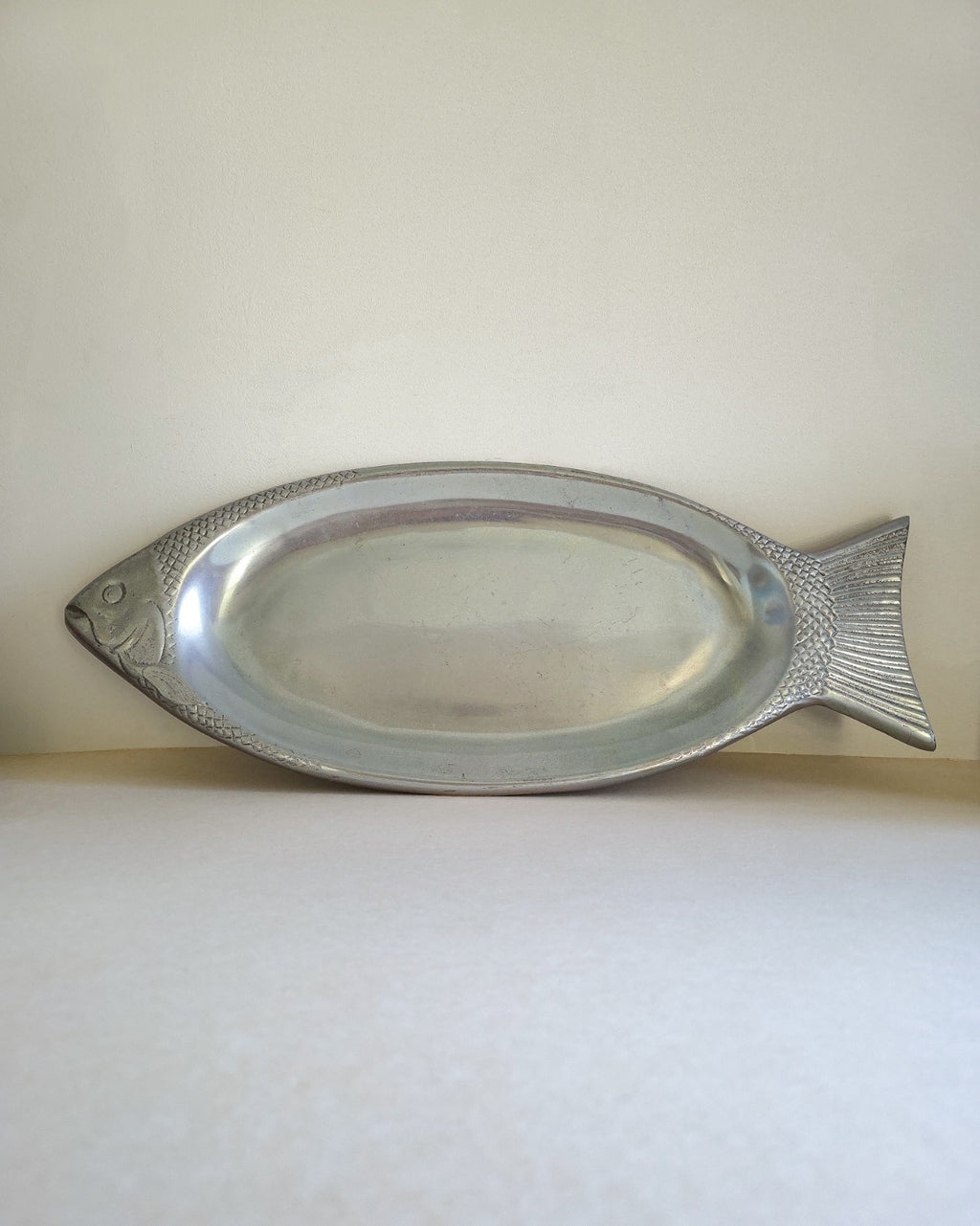 Vintage Cast Aluminium Fish Platter/Tray