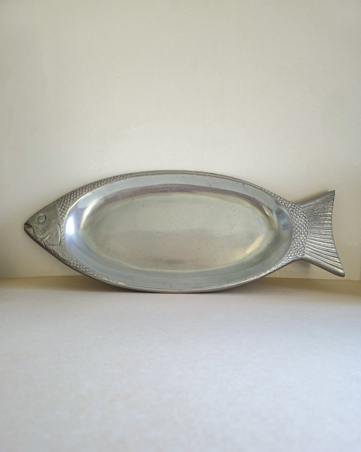 Vintage Cast Aluminium Fish Platter/Tray