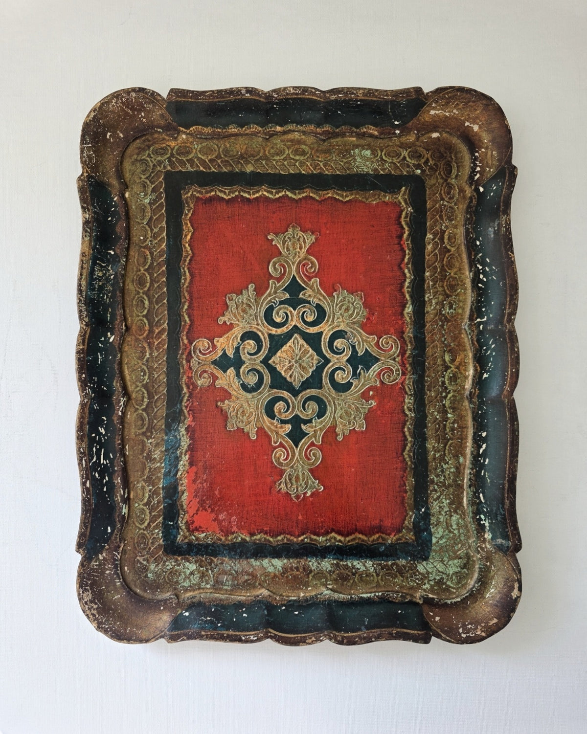 Antique Florentine Tray