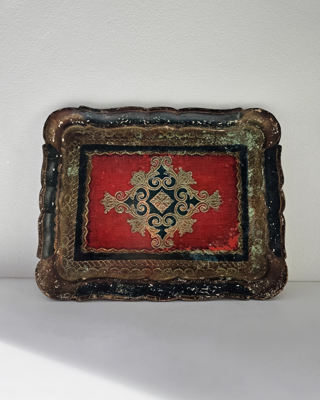 Antique Florentine Tray