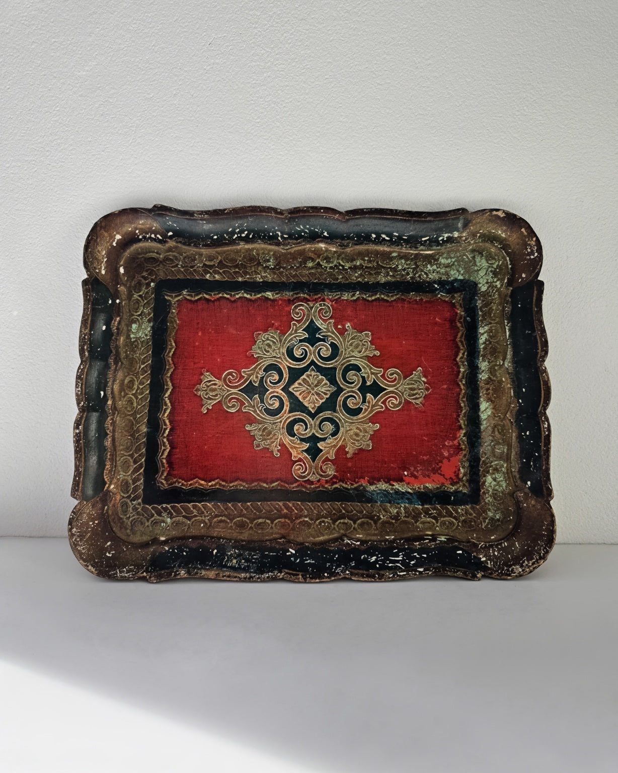 Antique Florentine Tray