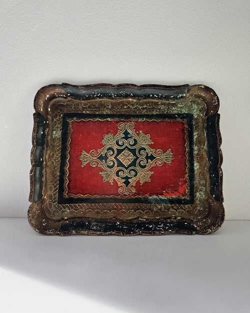 Antique Florentine Tray