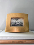 Vintage Gold Leaf Curved Frame